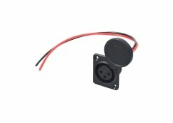 Mon Ster XLR Off-Board Battery Charging Port With Cover & Wires