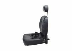 Pride Mobility 18"x18" Hi-Back Black Vinyl Limited Recline Comfort Seat Assembly For Jazzy Power Chairs (Used) -tools mobility Shop u57 3744 4